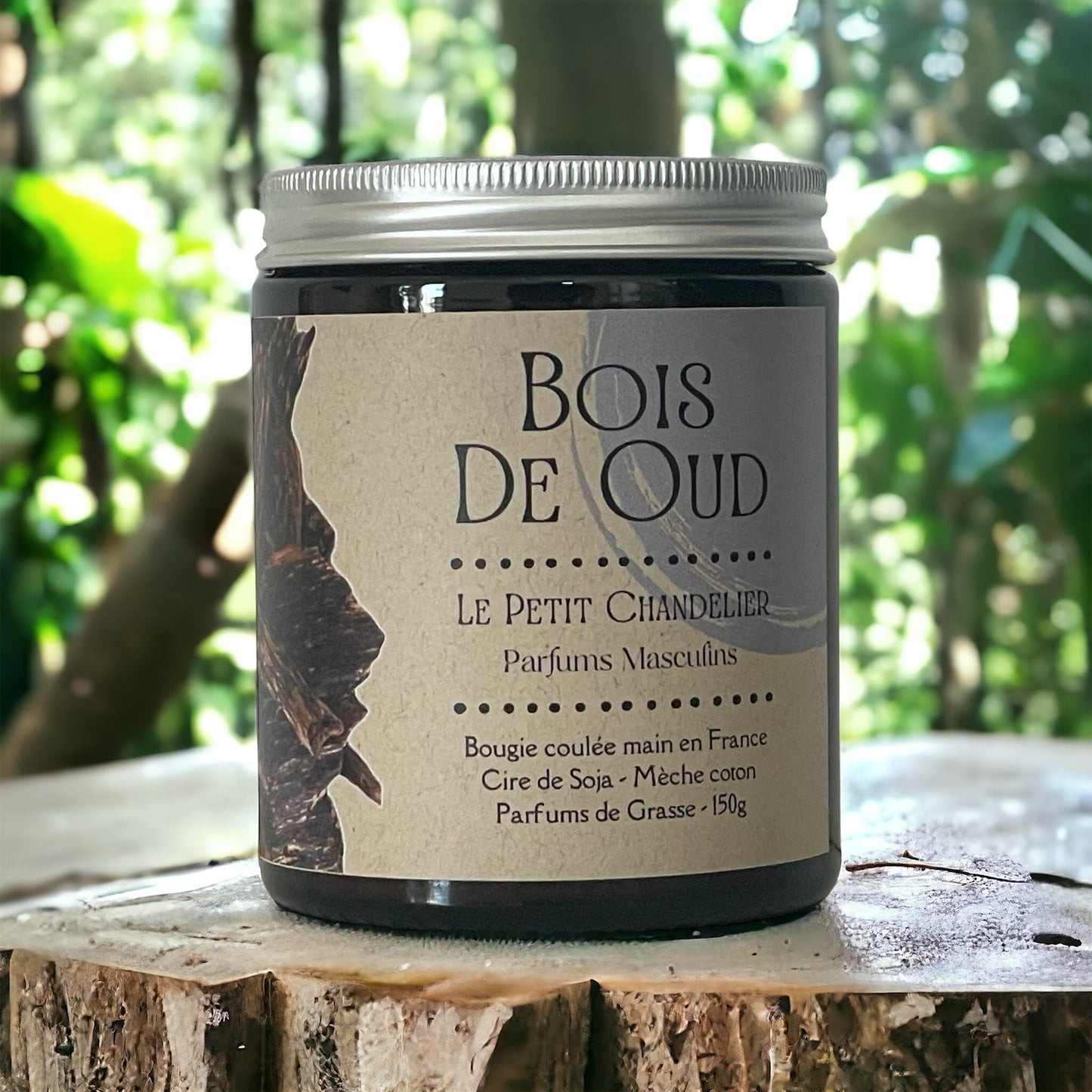 Bougie Bois de Oud