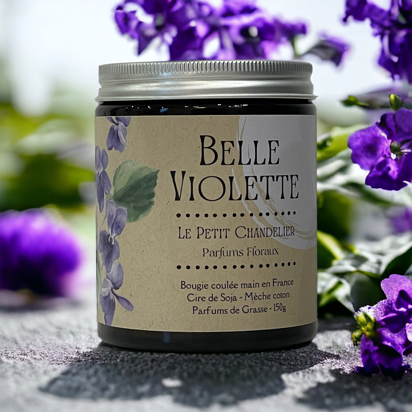 Bougie Belle Violette